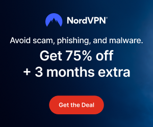 NordVPN — Get 75% off + 3 months extra